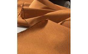 Brezents Ugunsizturīgs, oranžā kr, blīvums 450 g/m², pl.90 cm. 50% lins, 50 % kokvilna. Bezmaksas piegāde!