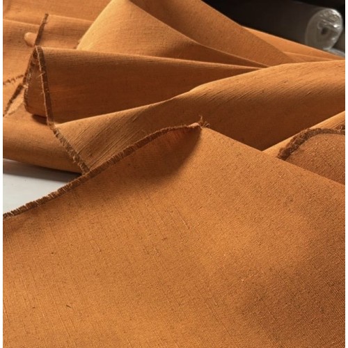 Brezents Ugunsizturīgs, oranžā kr, blīvums 450 g/m², pl.90 cm. 50% lins, 50 % kokvilna. Bezmaksas piegāde!foto 1