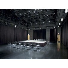 Samts skatuvei, melns. 100% kokvilna. Blīvums 350g/m². Platums 150cm. Ugunsdrošība: DIN 4102/B1