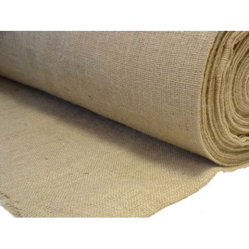 Džutas audums. Bl.365g/m². Pl.100cm. Cena norādīta ar PVN par rulli - 100m.foto 1