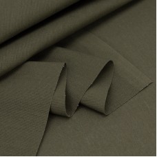 Cotton Bed Sheet Fabric, weight 145g/m², width 150cm, olive color.