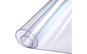 Transparent PVC Film 0.5 mm, weight 625g/m2, width 183cm. Price per m2 VAT incl.