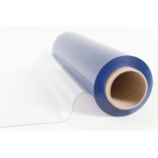 Transparent PVC Film 0.5 mm, weight 625g/m², width 183cm. Roll 54,90m²