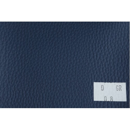 PVC Leather, Budget+, width 145cm, weight 450g/m², Dark blue.