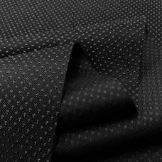 ANTI-SLIP Polyester Fabric, black. Width 145cm, weight 150g/m². Price per meter, VAT incl.