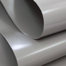 PVC tentu materiāls, 705/705, bl.650g/m², pl.250cm. Pelēka krāsa