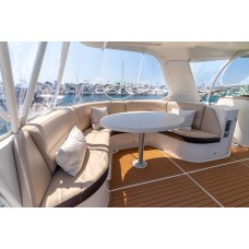 Mākslīgā āda MAR - UV sālsūdens noturīga, pl. 145 cm, 600 g/m2, rullis 10 m