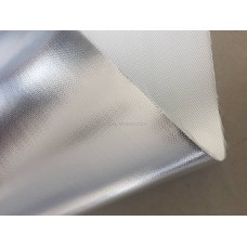 Stikla šķiedras audums TG430-AL ar alumīnija pārklājumu,  430 g/m2, 100 cm. Rullis 30 m