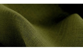 Jute fabric dyed, KHAKI colour. Weight: 280 g/m². Width: 145 cm. Min. order 50m