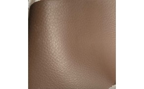 High Quality PVC leather fabric Coventry, width 140cm, weight 770g/m², brown.