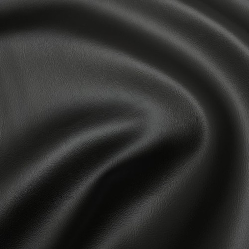 High Quality PVC leather fabric Coventry, width 140cm, weight 770g/m², Black.