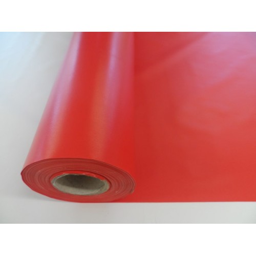 PVC tentu materiāls 340/340, sarkans. Bl.680 g/m2, pl.250 cmfoto 1