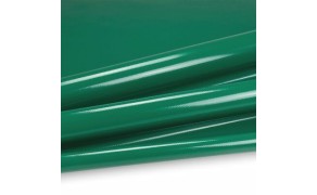 PVC Fabric 636/636, green. Weight 680g/m², width 250cm. Price per m² VAT incl. 