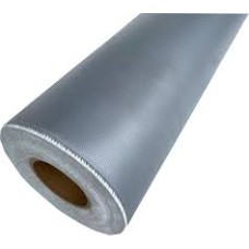 Glass Fibre Fabric TG430-G-S-(80)-1 silicone coated,  505 g/m2, 100 cm. Roll 50m
