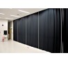 Molton acoustic fabric, black. 300 g/m². 300 cm wide. DIN 4102 / B1