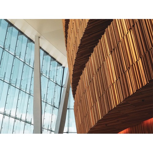 Acoustic fabric 75, Gray Color. Density: 55 g/m2. Width: 130 cm. Roll length: 100 m.