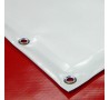 PVC Fabric 907/901, white. Weight 680g/m², width 250cm. Price per roll 47,50m, VAT incl.
