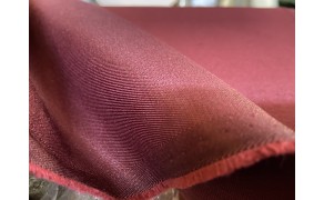 Waterproof Fabric 03C, Bordeaux. Weight 234g/m², width 150cm. Cotton 54%, polyester 46%. Price per running meter, 21% VAT incl.