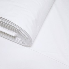 Cotton Bed Sheet Fabric, weight 146 g/m², width 150 cm, bleached.