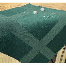 Waterproof Fabric. Dark green. Weight 234g/m², width 150cm. Cotton 54%, polyester 46%.