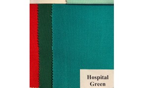 Fabric MEDICAL, Hospital Green. Width 150cm, weight 195g/m². Price per roll 80m, VAT incl. 
