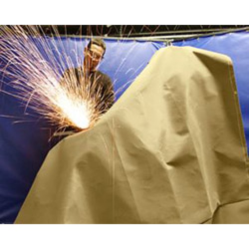 Metināšanas sega, stiklašķiedras 0,6 mm, 650 g/m2, 2 x 2 m.