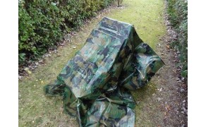 Camouflage Tarpaulin Cover 4x6m, weight 90 g/m². Price per piece VAT incl.