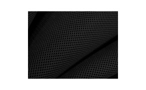 Mesh fabric 3D, Black Color, weight 315g/m2, width 150cm. 100% polyester.