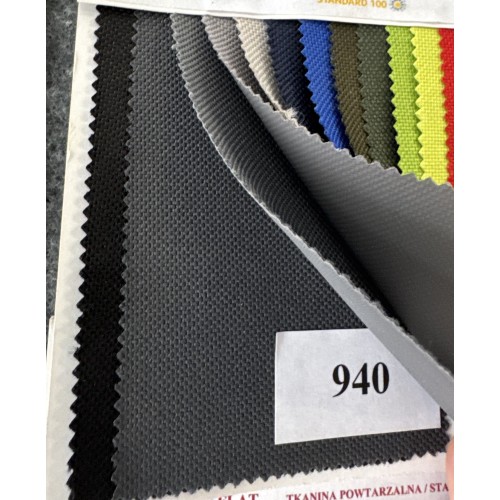 Kodura Fabric, 600Dx300D PVC, 940, weight 350g/m², width 150cm. Price per roll 50m, VAT incl.photo 1