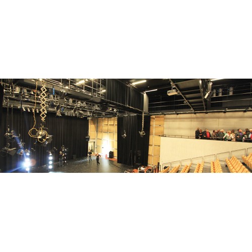 Moltons skatuvēm, melns. 100% kokvilna. Bl.500g/m2. Pl.160cm. DIN 4102/B1foto 1