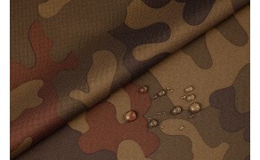 Oxford Fabric PU/WR 200, width 160cm, weight 200g/m², camouflage. Polyester 100%. Price per roll 5 m, VAT incl.