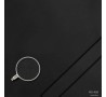 Molton acoustic fabric, black. 300 g/m². 300 cm wide. DIN 4102 / B1