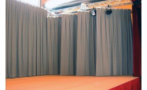 Moltons skatuvēm- Grey. 100% kokvilna. Bl.300g/m². Pl.300cm. DIN 4102/B1. Bezmaksas piegāde!