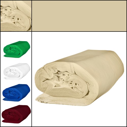 Akustiskais audums Moltons, natural. Bl.300g/m². Pl.300cm. DIN 4102/B1.