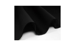 Neoprene Fabric. Thickness 6,5 mm. Width 135cm. Black colour. Price per running meter, 21% VAT incl.