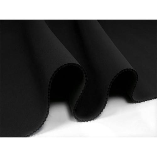 Neoprene Fabric. Thickness 6,5 mm. Width 135cm. Black colour.