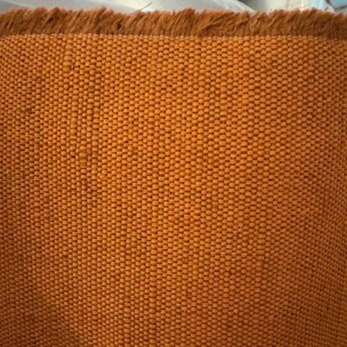 Brezents Ugunsizturīgs, oranžā kr, blīvums 450 g/m², pl.90 cm. 50% lins, 50 % kokvilna. Bezmaksas piegāde!