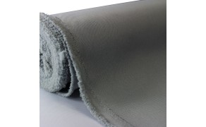 Oxford Fabric, weight 200g/m², width 160cm, grey. Polyester PU. Price per roll 70m, VAT incl.