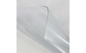 Caurspīdīga PVC plēve 0.5mm, bl.625g/m², pl.140cm. Cena ar PVN par rulli 42m2