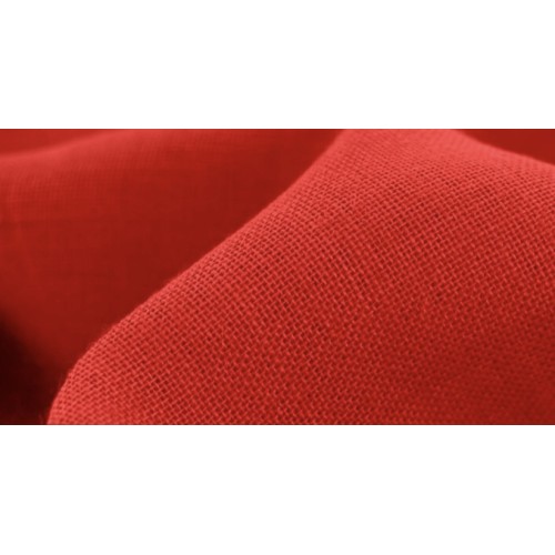 Džutas audums krāsots- sarkans, pl.145cm, bl.280g/m². Bezmaksas piegāde