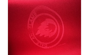 Flame retardant Fabric, Red. Weight 350g/m², width 150cm. Price per running meter, 21% VAT incl.