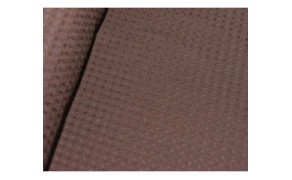 Waffle Cloth 100% cotton, weight 230 g/m², width 80 cm, brown.