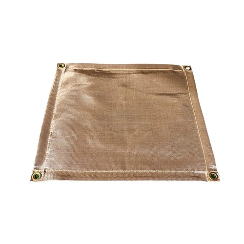 Metināšanas sega, stiklašķiedras 0,6 mm, 650 g/m2, 2 x 2 m.foto 1