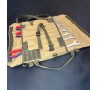 Canvas Waxed Waterproof & Rotproof, Dyed. Khaki Colour. Width 152cm. Weight 470g/m2. Price per roll (10m) VAT incl.