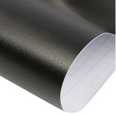 Mākslīgā āda - Sticker, pl.145cm, bl.450g/m², melna. 