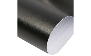 Mākslīgā āda - Sticker, pl.145cm, bl.450g/m², melna. 