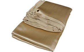 Metināšanas sega, stiklašķiedras 0,6 mm, 650 g/m2, 4 x 5 m.