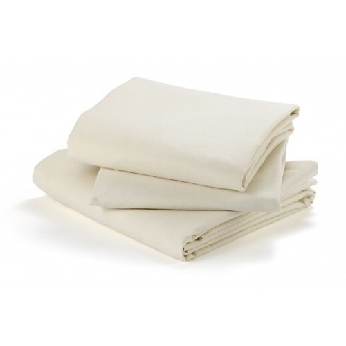 Cotton Fabric, weight 150g/m², width 160cm, unbleached. Price per roll (10m), VAT incl.photo 1