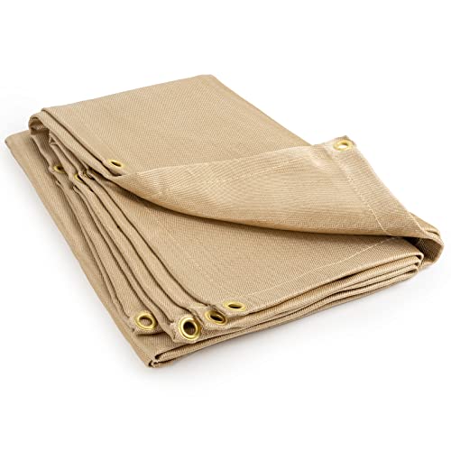 Metināšanas sega, stiklašķiedras 0,6 mm, 650 g/m2, 3 x 2 m.