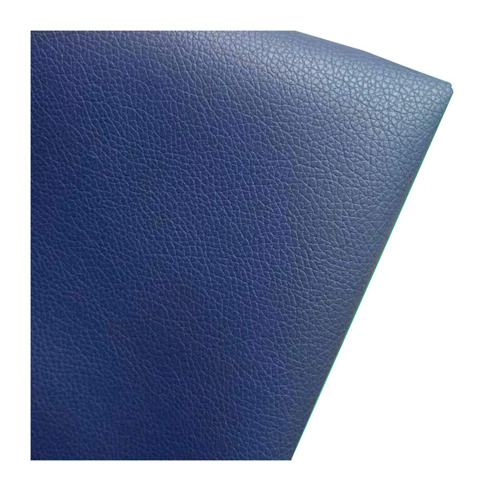 PVC Leather. Width 140cm. Weight 430g/m². Navy Blue. Price per roll (10m) VAT incl.